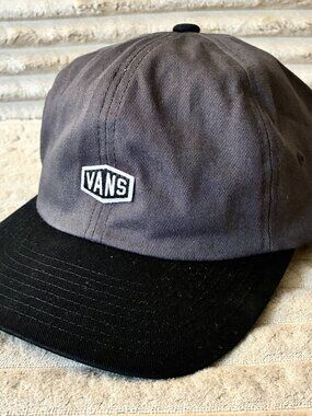 Vans Hex Logo Snapback Hat Dark Grey Black OS